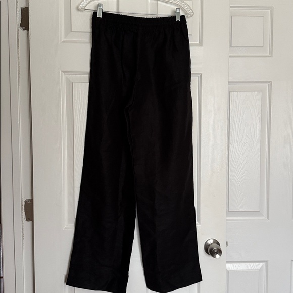 Aritzia Wilfred Black Linen Thesis Pants S - Picture 5 of 7